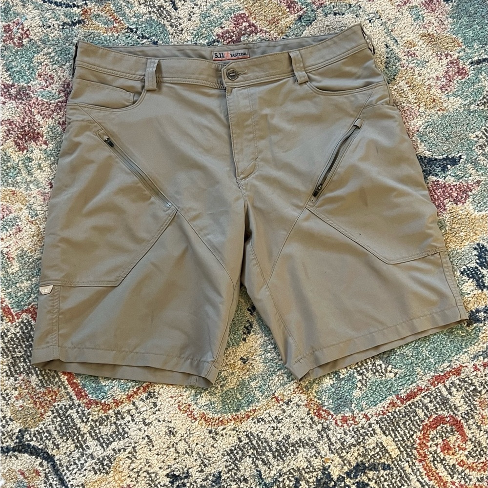 5.11 Tactical- Khaki Utility Shorts